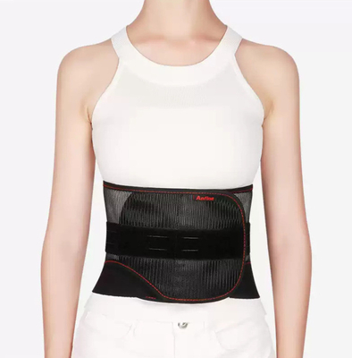 Apoio ajustável lombar respirável da compressão de Mesh Pulley Back Brace Lightweight