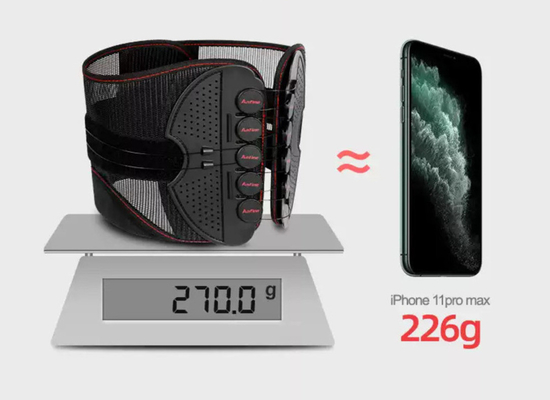 Apoio ajustável lombar respirável da compressão de Mesh Pulley Back Brace Lightweight