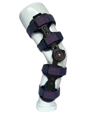A cinta de joelho Op do cargo telescópico com estada da fibra do carbono, articulou ROM Knee Brace