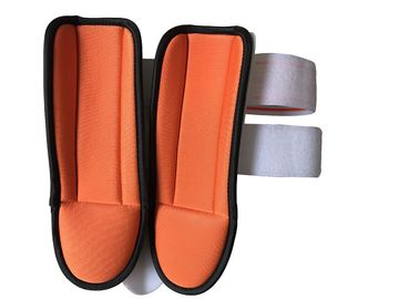 A laranja médica da cinta de tornozelo do estribo da espuma para esquerdo e direito paga