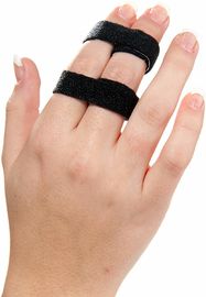 gancho e laço de nylon da cinta do apoio do dedo do luxuoso de 2.5cm para bloqueado inchado