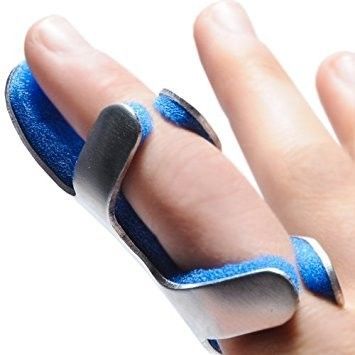 S M L tipo dobrável material médico da rã do alumínio do metal da tala do dedo